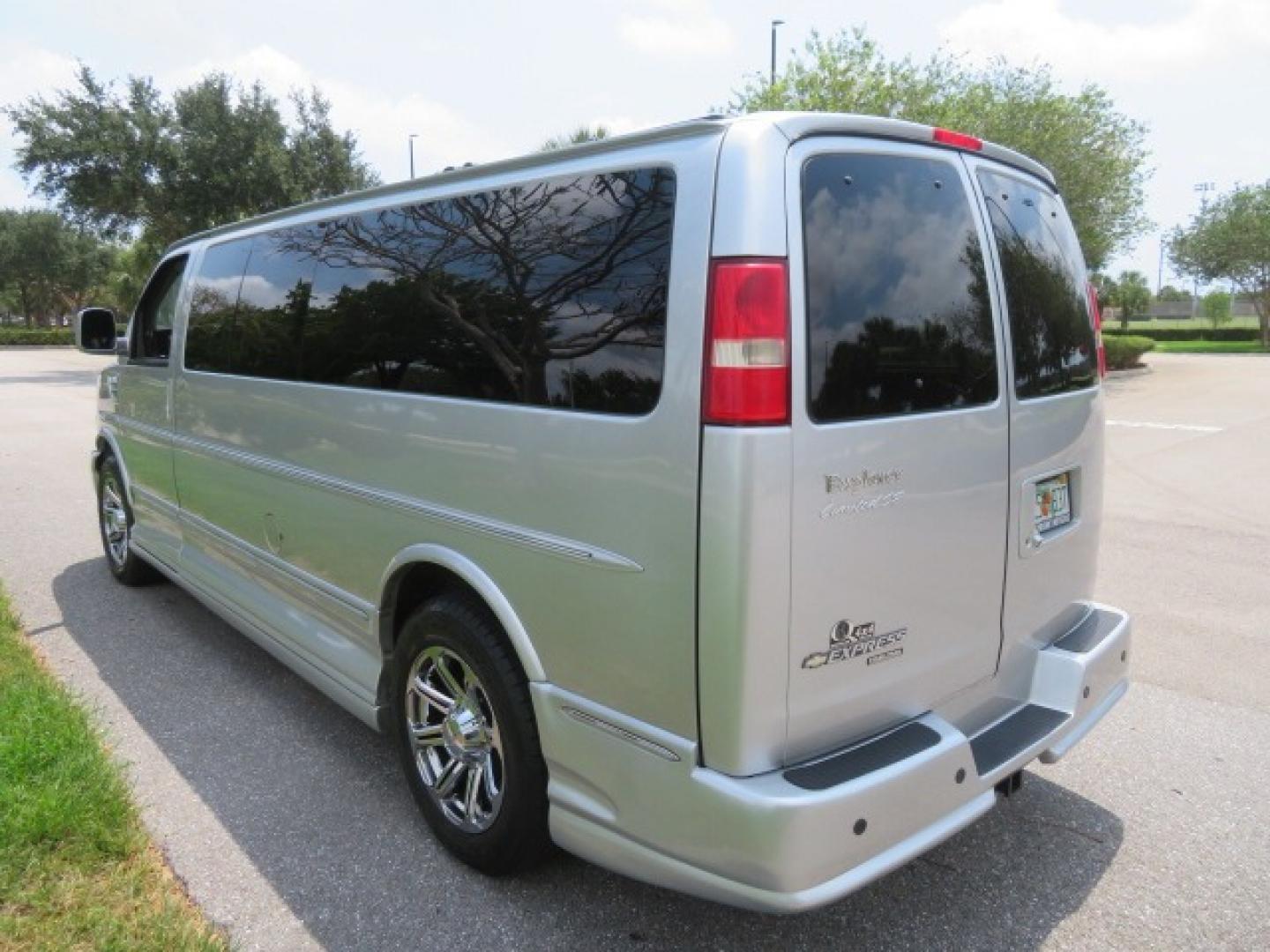 2014 Chevrolet Express (1GBWGLCG3E1) , located at 4301 Oak Circle #19, Boca Raton, FL, 33431, (954) 561-2499, 26.388861, -80.084038 - You are looking at a Rare 2014 Chevy Express 2500 Quigley 4x4 Four Wheel Drive Explorer Limited SE 9 Passenger Conversion Van with: 107K Original Miles, 6 Captain Chairs, Rear Power Folding Bench Seat Bed, Center Consoler Cooler, Front PPF (Paint Protection Film) Explorer Limited Conversion Througho - Photo#25